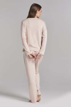Pijama Longo Renda Rose (331.01) - comprar online