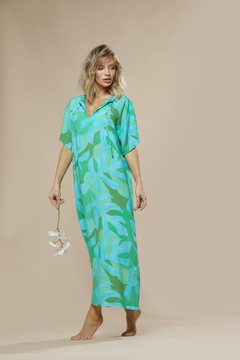 Chemise Midi Verde Maldivas (323.01) - Touch Me