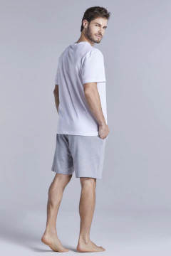 Jogger Bermuda Moletinho Mescla (1015.01) - comprar online