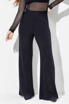 Calça Reta Canelado Mescla (208102)