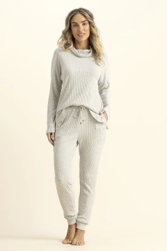 Conjunto Jogger GL Trico Canelado Mescla (000446)