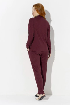 Calça Jogger Canelado Carmim (208048) - comprar online