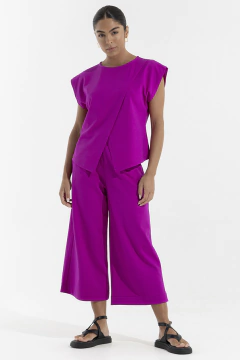 Blusa Transpasse Montaria Light Pitaya (2168) na internet