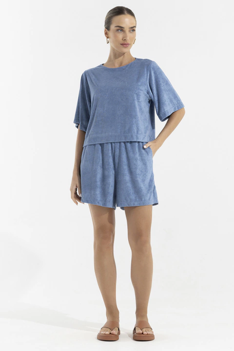 Short Atoalhado Indigo (2124)