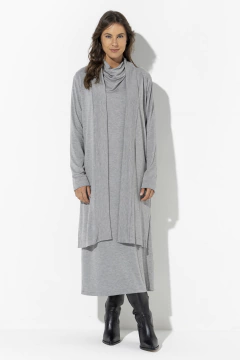 Cardigan Midi Trico Mescla (209012)