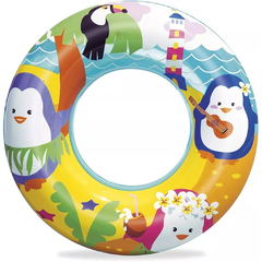 Salvavidas Inflable Aventuras del Mar 51 cm Bestway 36113 Pingüinos