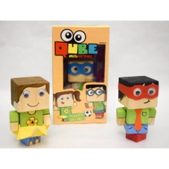Qube Amigos grandes para armar, desarmar y colorear madera - comprar online