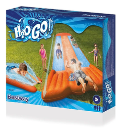 Pista Tobogán Deslizador Triple Acuático Inflable 549 cm Bestway 52258 - comprar online