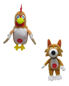 Títeres Dedo Musicales La Granja De Zenón Gallo Bartolito Y Lobo Beto - comprar online