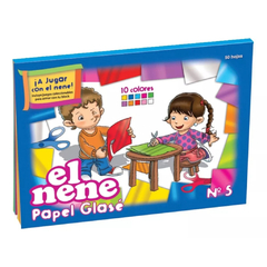 Block De Dibujo El Nene N° 5 Papel Glasé 50 Hojas