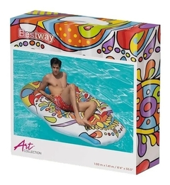 Colchoneta Fiesta Calavera Flotador Inflable 193x141 cm Bestway 43194 en internet