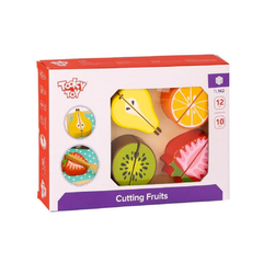Cortando Frutas Madera Encastre Abrojo Tooky Toy Ft689
