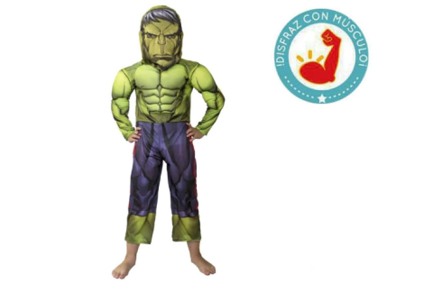 Disfraz Con Músculos Avengers Hulk New Toys