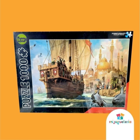 Rompecabeza puzzle Barco pirata 1000 pz