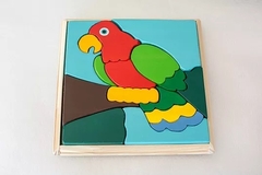 Rompecabeza puzzle lorito 16 pz - comprar online