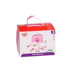 Set Maquillaje Madera Con Bolso Juguete 11 Pz Tooky Toy Ft736