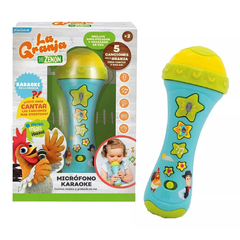 Micrófono Infantil Karaoke Grabador Luces La Granja De Zenón