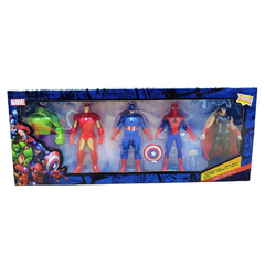 Megapack X 5 Muñecos Figuras De Acción Avengers Marvel 10 Cm 54003