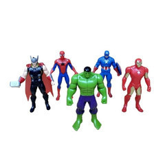 Megapack X 5 Muñecos Figuras De Acción Avengers Marvel 10 Cm 54003 - comprar online
