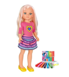 Nancy Muñeca Articulada 42 cm 13865 Tizas Para Teñir El Pelo - comprar online