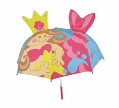 Paragua Infantil Con Diseño Sirena