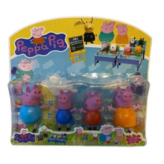 Set Blister Simil Familia Peppa Pig x 4