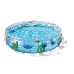 Pileta inflable 3 Tubos Bestway 51004 Multicolor Océano 282 Lts 152 x 30 Cm