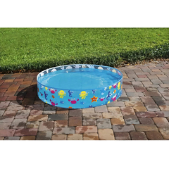 Pileta Redondo Bestway Infantil 55028 Animales Marinos 277 Litros Celeste 122 x 25 cm en internet