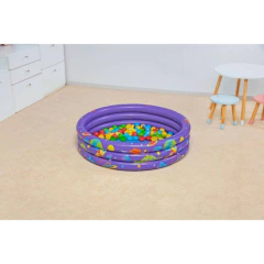 Pileta Inflable 3 Tubos 102 x 25 cm 101 Litros Con 50 Pelotas Bestway 52466 en internet