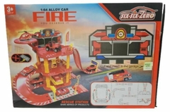 Estación Bomberos Pista Cuartel De Juguete Grande 3 Niveles - comprar online