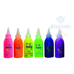 Plasticola Flúo Surtido 35 g x 6 Unidades - comprar online