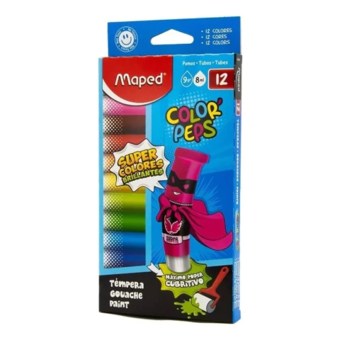 Temperas Maped 8 ml x 12 unidades - comprar online