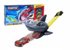 Pista Teamsterz Tiburon Lanzador con 3 Autos Metalicos