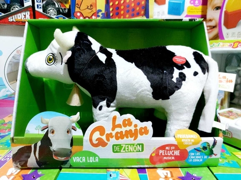 Peluche vaca Lola La Granja de Zenón