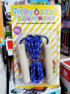 Soga de saltar con mango de madera - comprar online