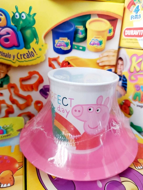 Taza con plato Peppa Pig