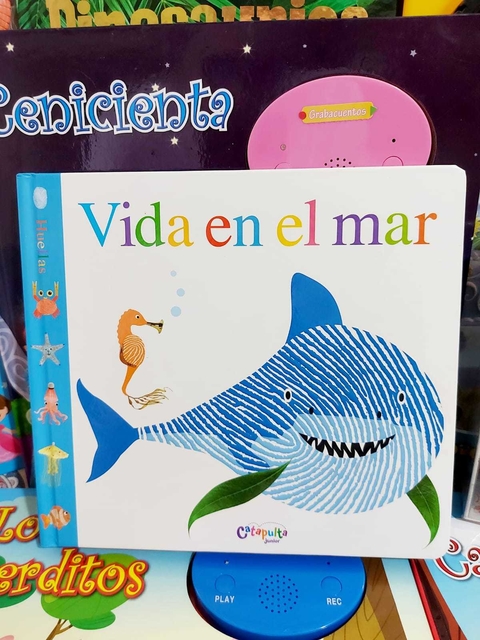 Libro De Texturas Vida En El Mar Huellas De Catapulta