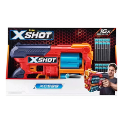Pistola Lanza Dardos X-Shot Xcess Zuru Roja