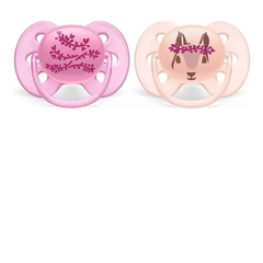 Set x 2 Chupetes 6-18 Meses Ultra Soft Avent Philips - Mi Jugueteria