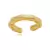 Brinco Piercing Fake de Pressão Escama Banhado em Ouro 18k