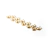Kit 3 pares de Tarraxas grandes banhada em Ouro 18k