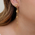 Brinco Ear Jacket Dourado Banhado em Ouro 18k