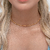 Colar Choker Grosso Baiano Banhado em Ouro 18k