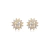 Brinco Florzinha de Zircônias Banhado em Ouro 18k