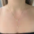 Colar Gravatinha Mini Borboleta e Zircônia Banhado em Ouro 18k - comprar online