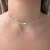 Colar Choker Riviera Baguetes e Zircônia Quadrada Banhado em Ouro 18k - comprar online