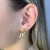 Brinco Garras Zircônias Color Banhado em Ouro 18k - comprar online