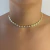 Colar Choker Corações Pérolas Central Banhado em Ouro 18k - comprar online