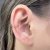 Piercing Fake Torcido Banhado em Ouro 18k