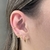 Brinco Argola Bolinhas Grande Banhado em Ouro 18k - comprar online